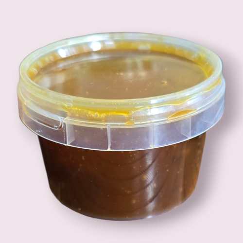 Pot de savon noir beldi traditionnel du Maroc à l’huile d’olive, 100g, idéal pour exfolier et purifier la peau lors du hammam.